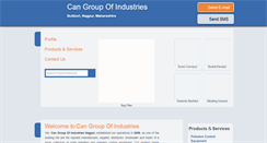 Desktop Screenshot of cangroupindustries.org