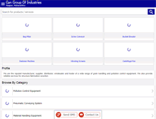 Tablet Screenshot of cangroupindustries.org